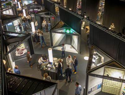 Das Raumkonzept der Messe Architekt@Work gab den Rahmen vor